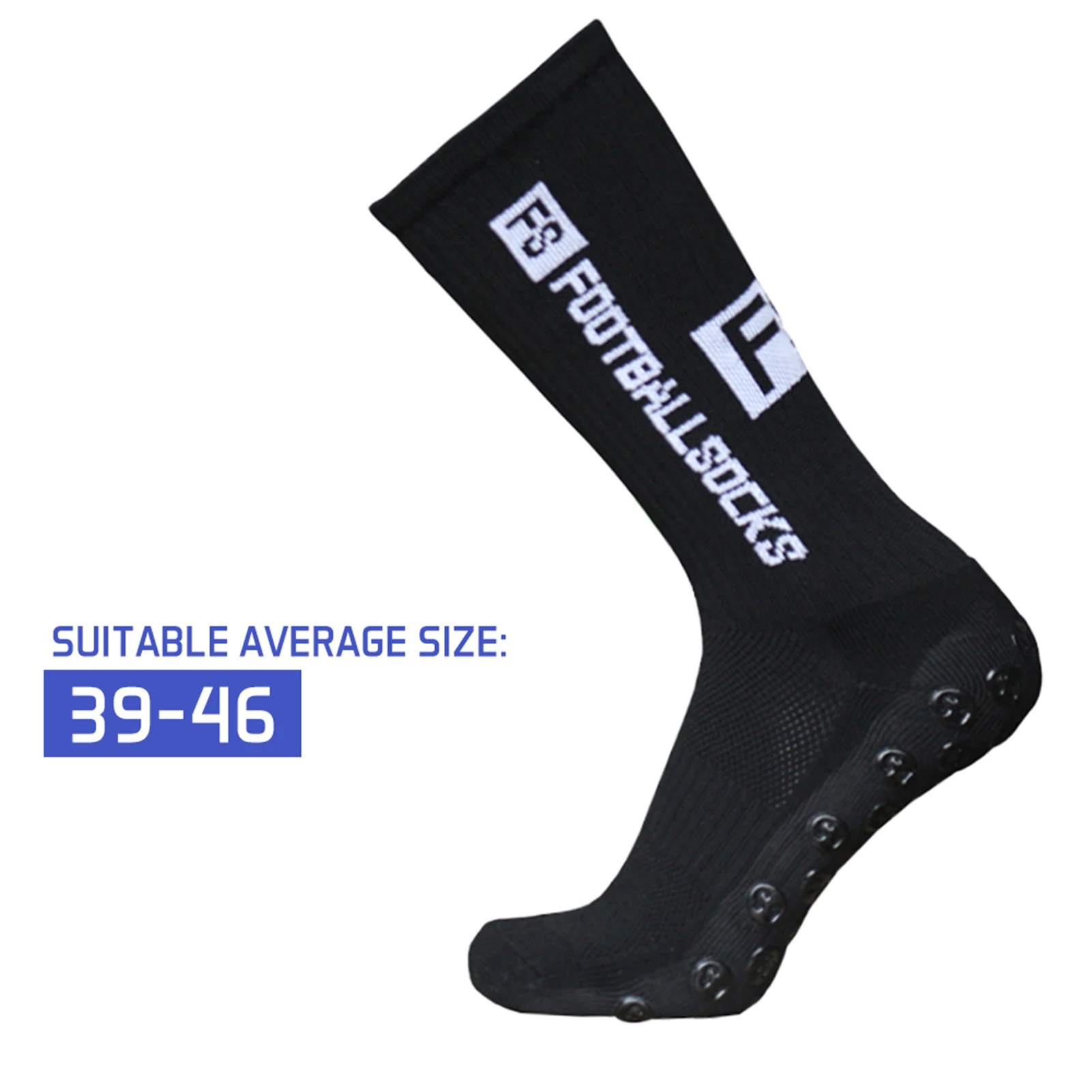 جوارب كرة القدم Lixada للرياضات الخارجية والجري، جوارب مطاطية، جوارب رياضية لكرة القدم، جوارب مضادة للانزلاق مع مقابض #4