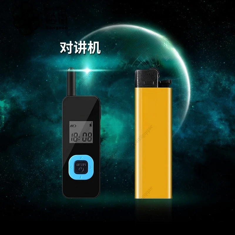 Mini Walkie Talkie Ultra Small Auto Frequency High Sound Quality for Salon Restaurant Hotel Communication