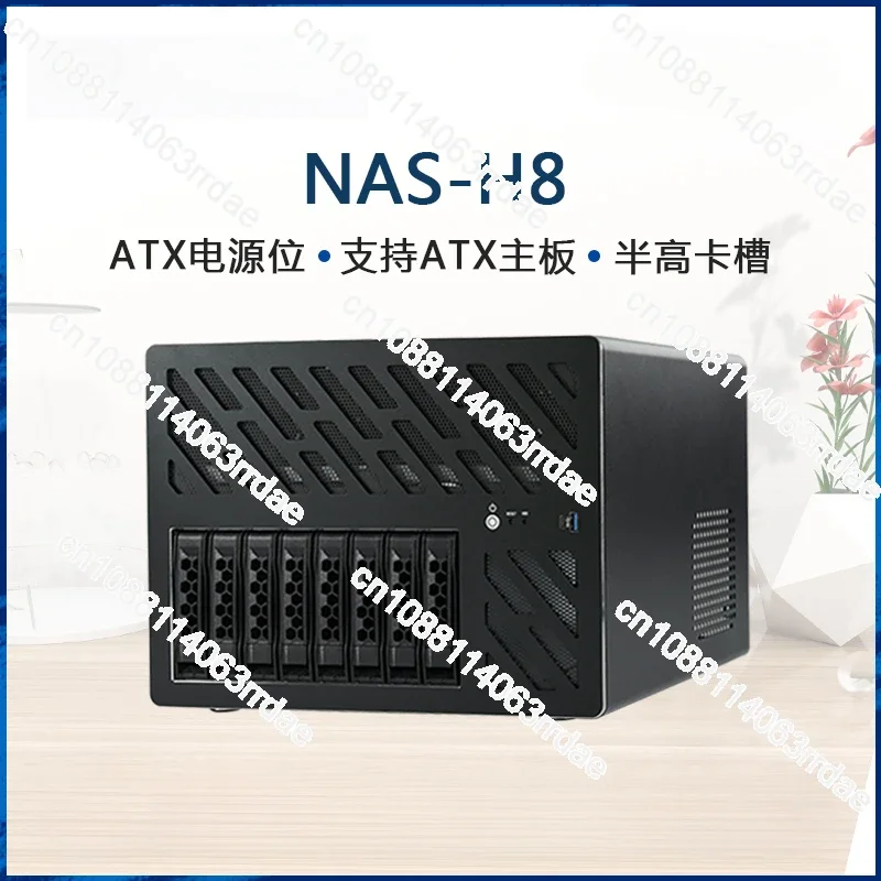 8 Disk Storage Server Half Height PCIE Card Slot ATX Main Board ATX Power Hot Swap Chassis