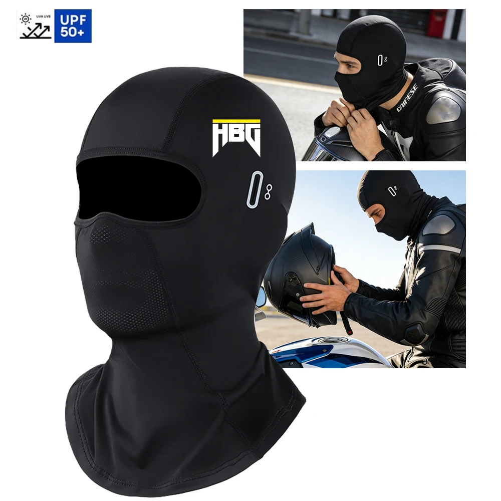 HBG Quick-dry Balaclava Sports Full Face Mask Soft Breathable Beanies Cycling Helmet Liner Running Hiking Fishing Hood Caps