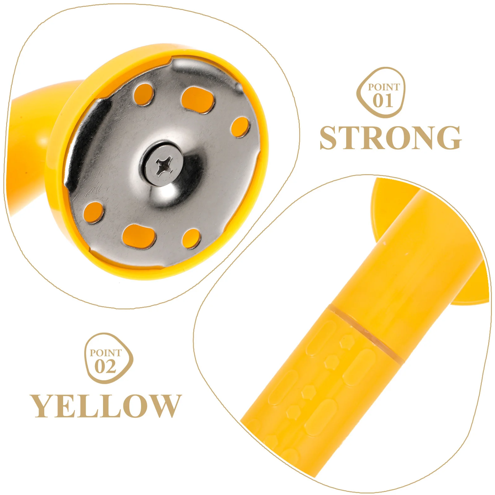 

2Pcs Bathroom Grab Bars Non-Slip Shower Handles Luminous Circles Safety Bars for Shower Bath Support Anti-Slip