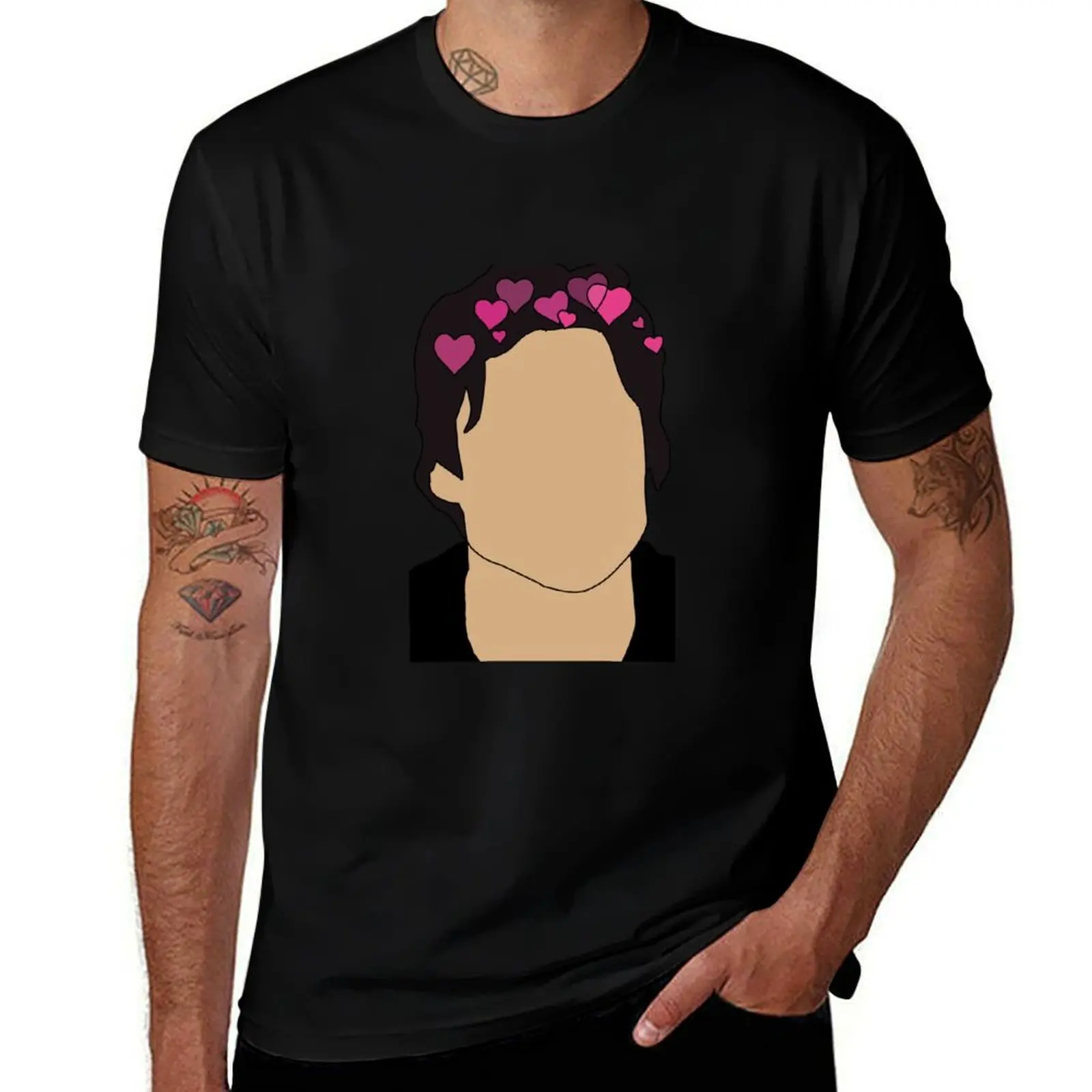 

Damon Salvatore heart crown T-Shirt UV Sun Protection Tee Shirt