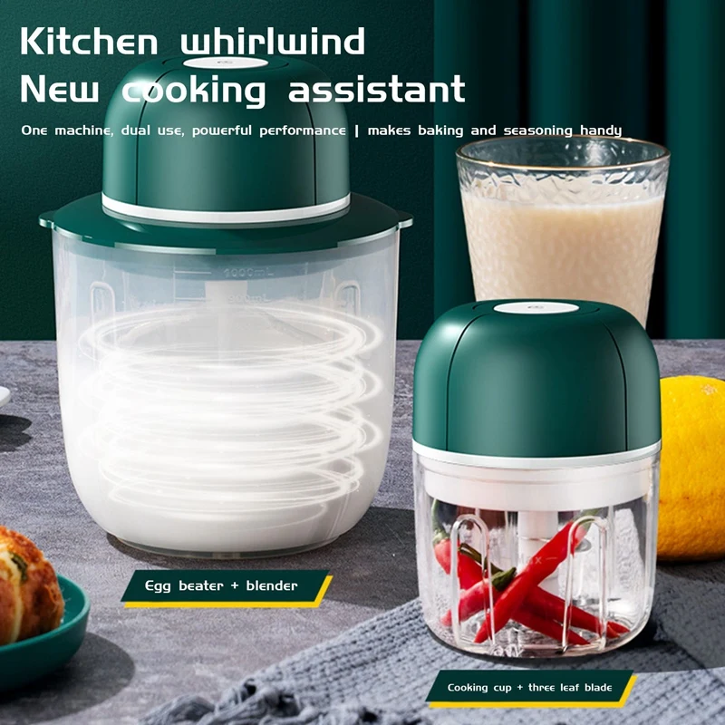 250Ml Cordless Mixer per alimenti a mano frullino per le uova elettrico frullatore per crema al latte USB ricaricabile per carne aglio verdura