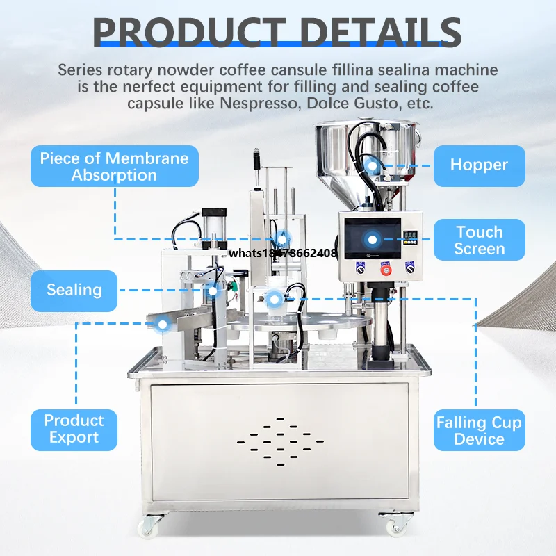 Electric Film Filling Sealing Machine for Yogurt Cups Ice Cream Bowls Plastic Cup Paper Box Aluminum Foil Sealing Machine