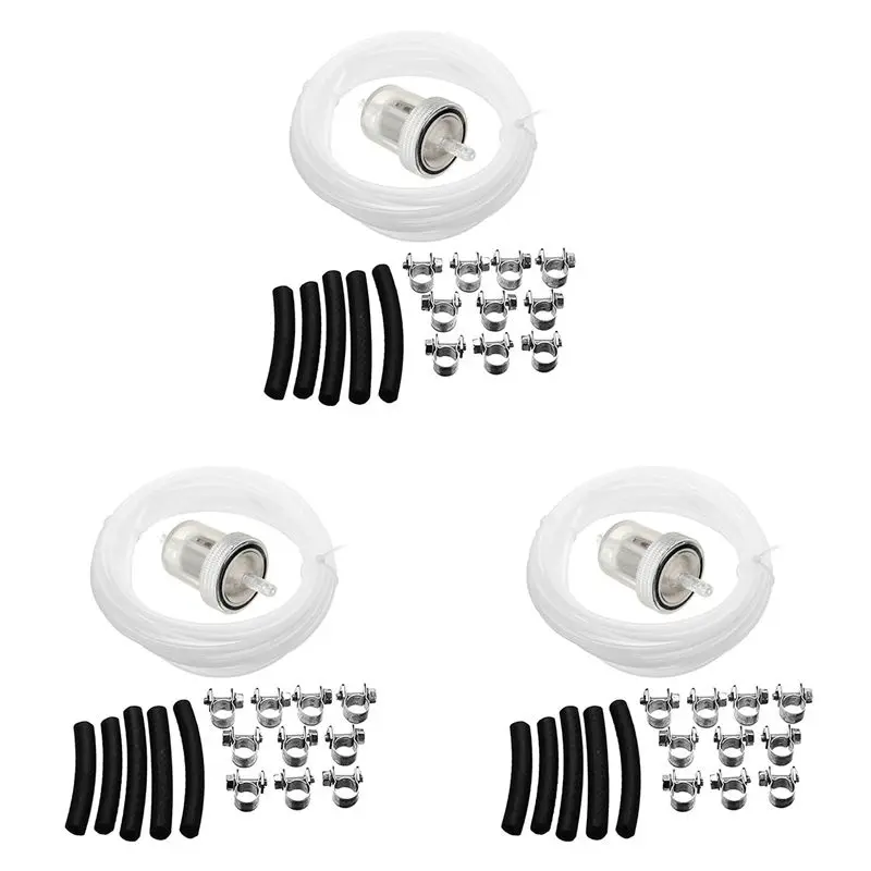 3X Car Air Parking Heater Tube Replacement Fuel Pipe Line Hose Clip Fuel Filter Crude Oil-Heater For Webasto Eberspacher-N29R