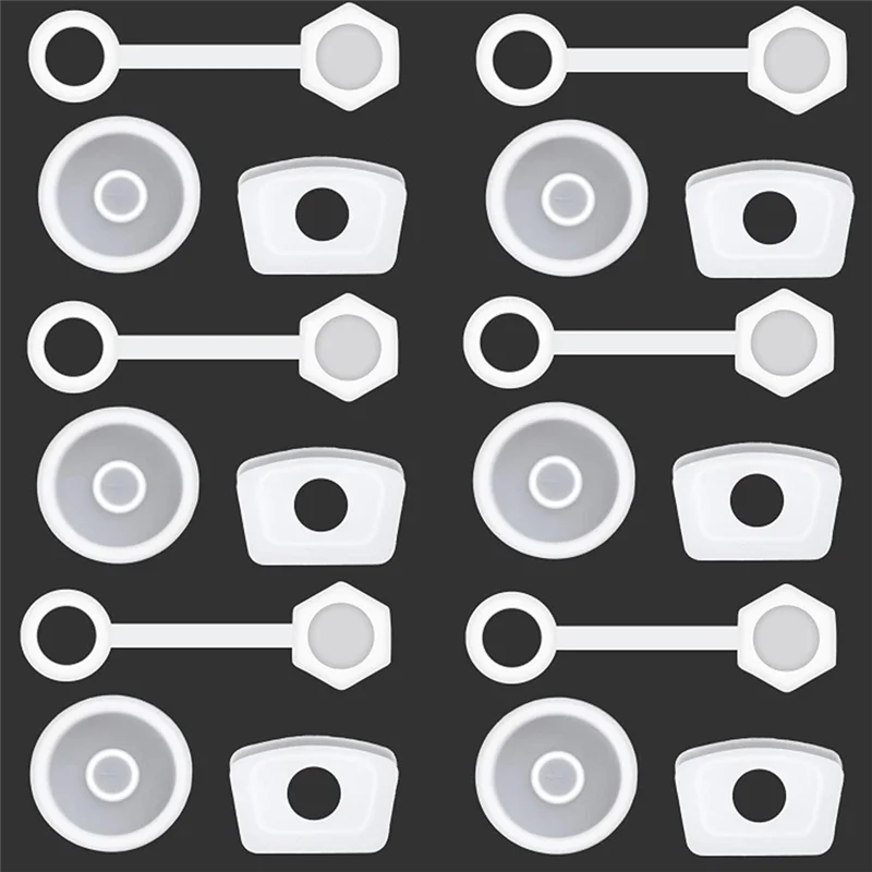 مجموعة سدادة تسرب جيدة-18 قطعة غطاء من القش سدادة تسرب شفافة-أبيض لسيارة ستانلي كوينشر H2.0 بهلوان Flowstate 40 أونصة 30 أونصة #5
