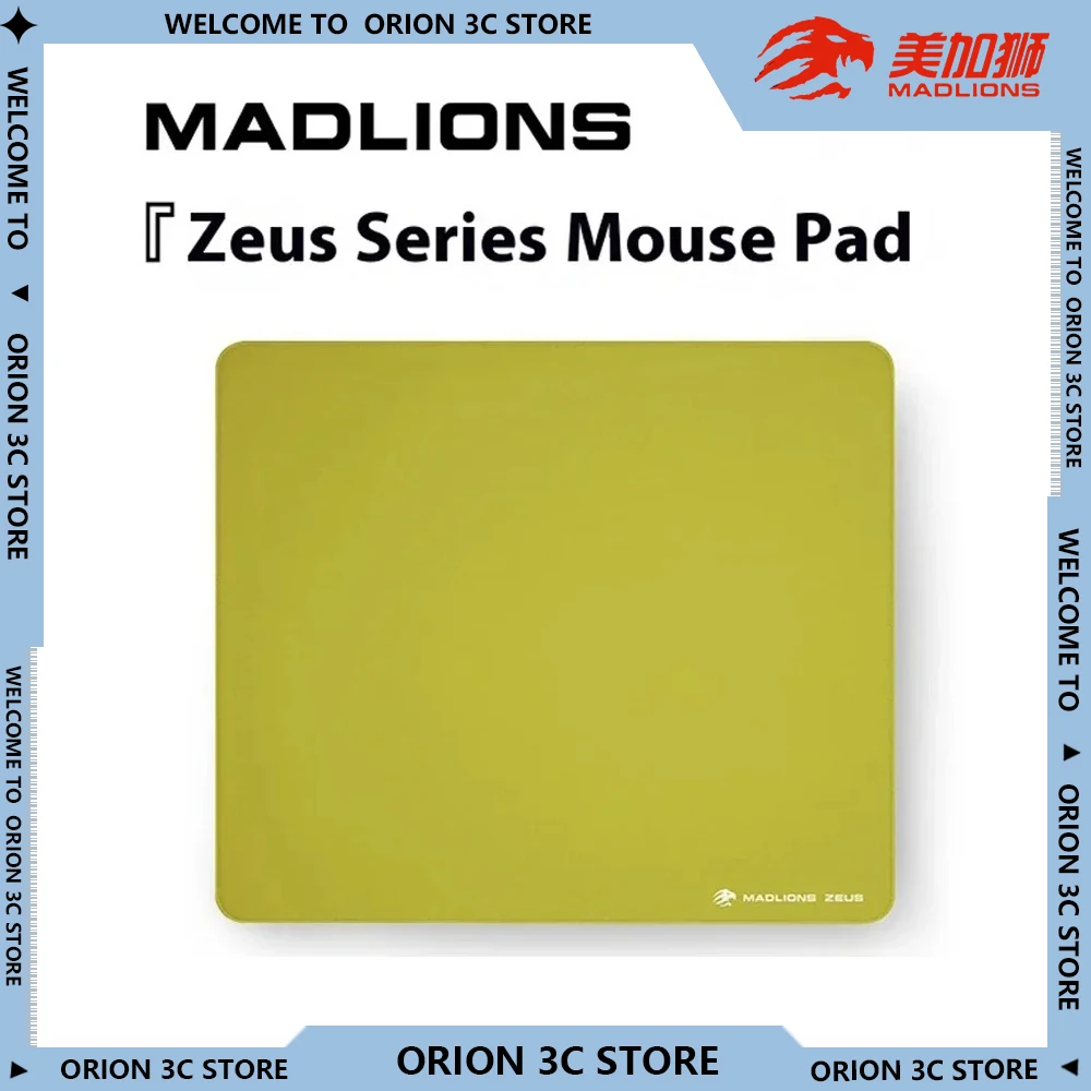 MADLIONS Gaming Mousepad Fashionable Durable Smooth Simple Style Pad Neutral 490x420x5mm Mousepad Customize Gamer Accessories