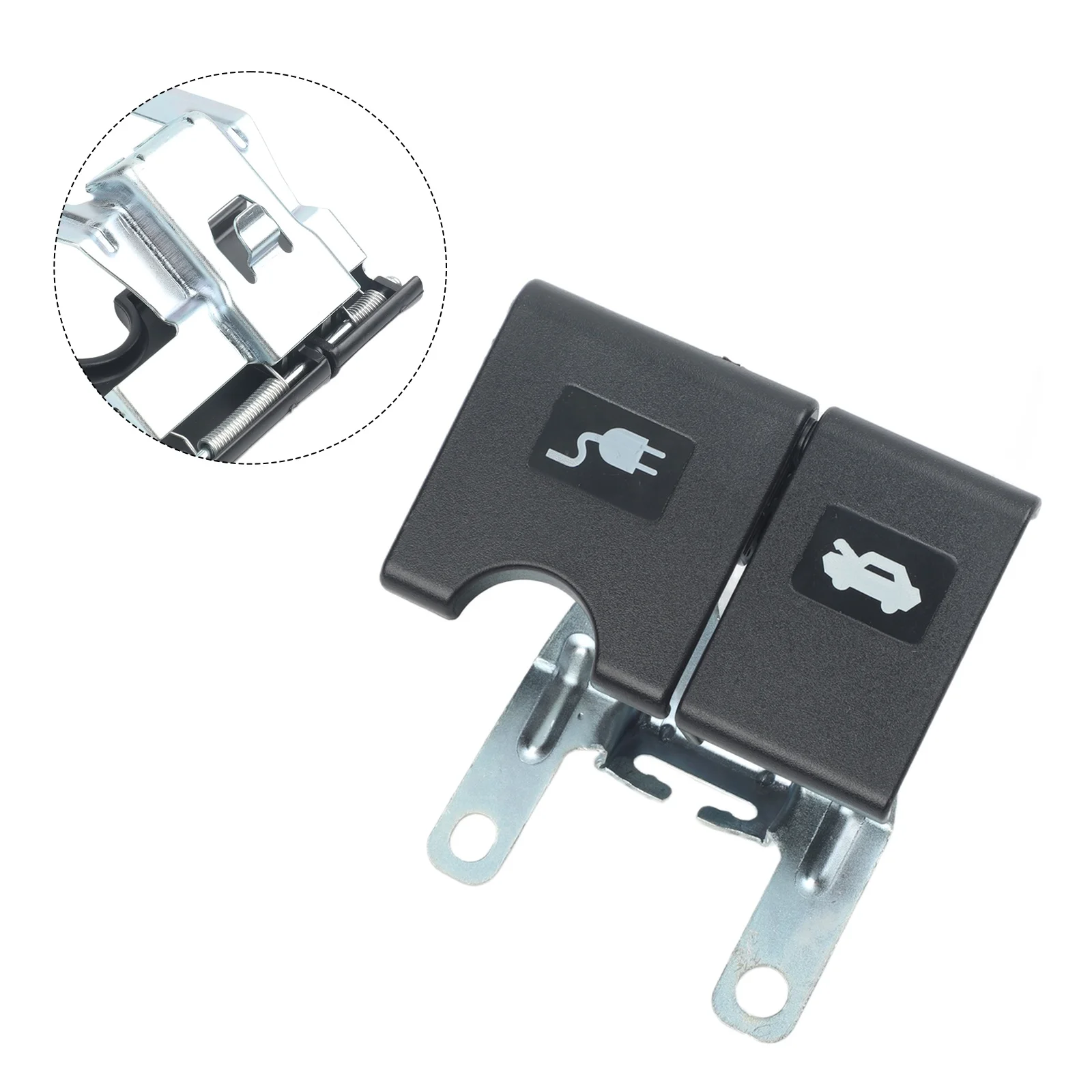 Accessory Bonnet Latch NO Hood Opening Handle Metal Reinforced Easy Installation DIY Friendly Direct Replacement