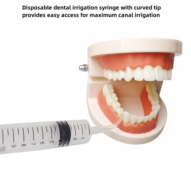 5 ชิ้นทันตกรรมทิ้งชลประทานเข็มฉีดยาปลายโค้ง 12 มิลลิลิตรสําหรับทันตแพทย์ใช้ทันตกรรม Consumable เครื่องมือช่องปากฟันไวท์เทนนิ่ง