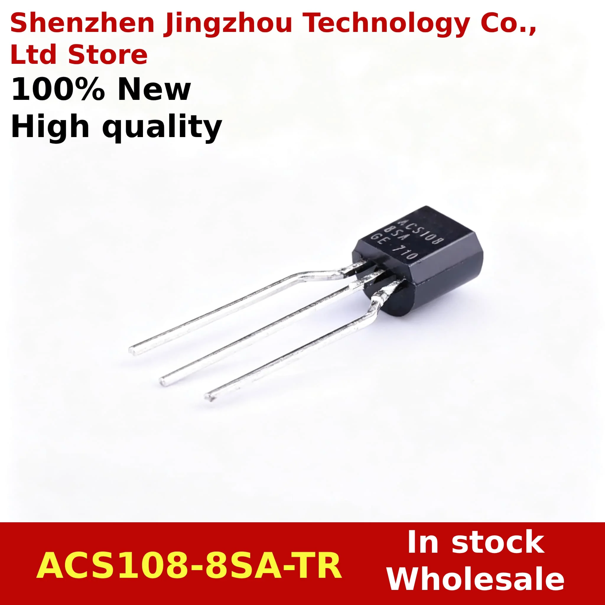 (10PCS) 100% New ACS108-8SA-TR ACS108-8SA ACS108 TO-92 Didirectional Thyristor Sensor Door In Stock