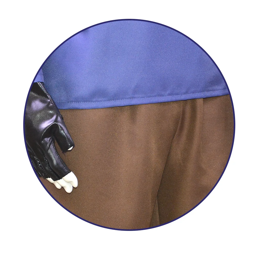 Movie Star Kenobi Cosplay Costume Jedi TUNIC Cloak Hooded Halloween Kenobi Blue Cloak Outfit for Adult Man