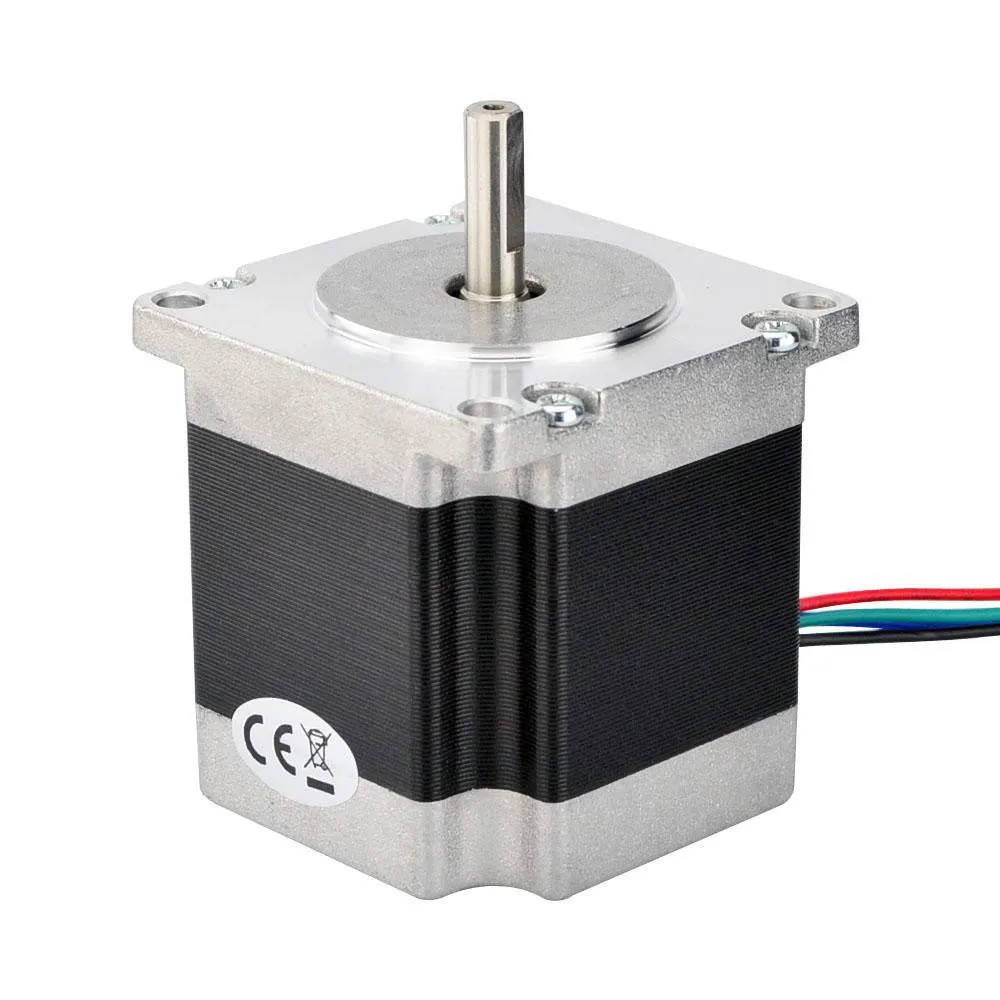 3PCS Nema 23 Stepper Motor 1.26Nm(178.4oz.in) 56mm 2.8A 4-lead Nema23 Step Motor 6.35mm Shaft for  CNC 3D Printer