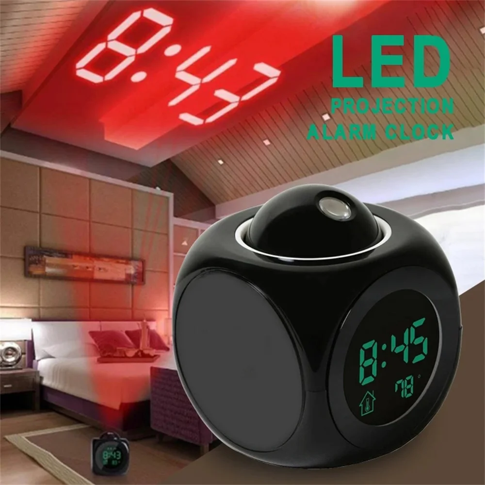 ساعة عرض رقمية LED مع USB ، ساعة LCD ، درجة الحرارة ، الإضاءة الخلفية ، بصوت عال ، الموسيقى ، التنبيه ، الغفوة ، جهاز عرض ، المنزل ، غرفة النوم ، 12 ، 24 ساعة