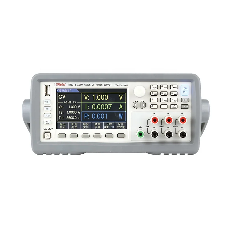 

Tonghui TH6313 Programmable Linear DC Power Supply 60V/15A/360W
