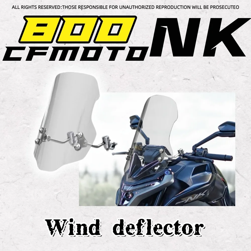 

For motorcycle CFMOTO 800NK front windshield glass modification transparent windshield accessories