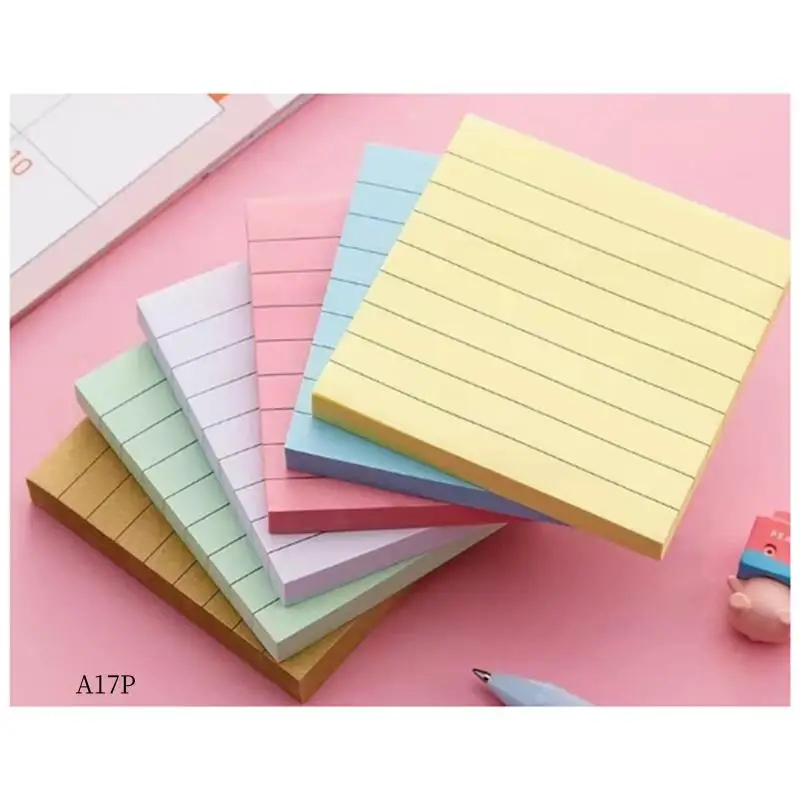 

AP-Lined Sticky Notes Colored Sticky Notes Sticky Notes Invarious Colors,Lineated Note Paper