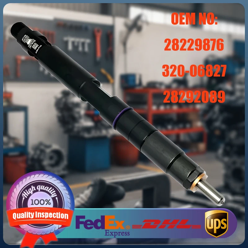 جودة الملحقات حاقن 28229876 28292089 28379457 حاقن وقود الديزل لمحرك JCB ECOMAX 444 4.4L مقود تلسكوبي 4