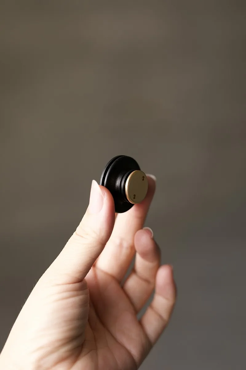 Bouton magnétique à clipser mâle/femelle, insert rond S Screwz, bouton mère, matériau épais spécial