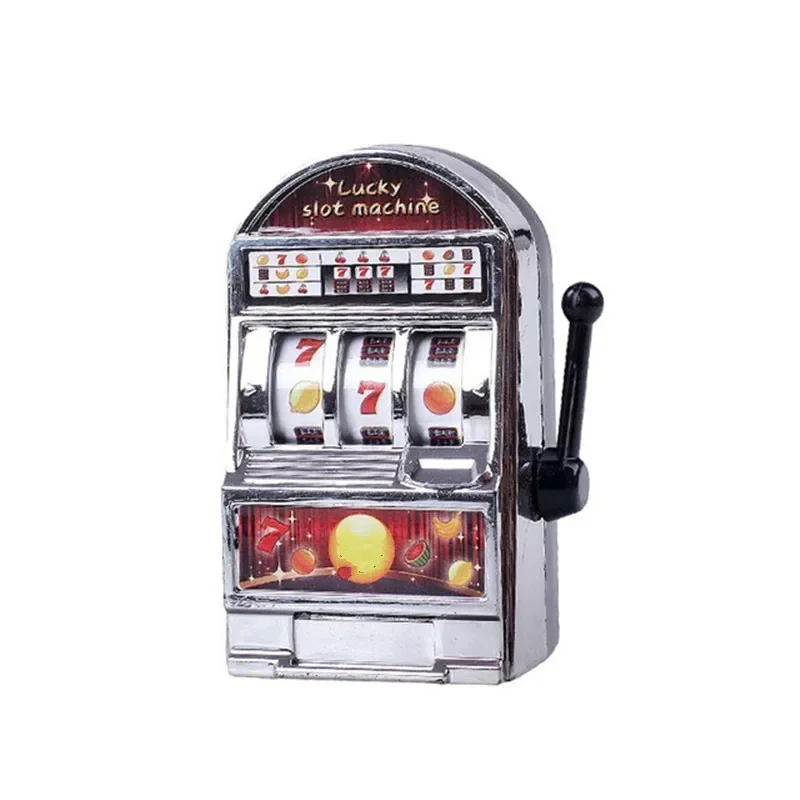 1Pcs Lucky Jackpot Mini Fruit Slot Machine Fun Birthday Gift Kids Educational Toy Entertainment Coin Operated Games