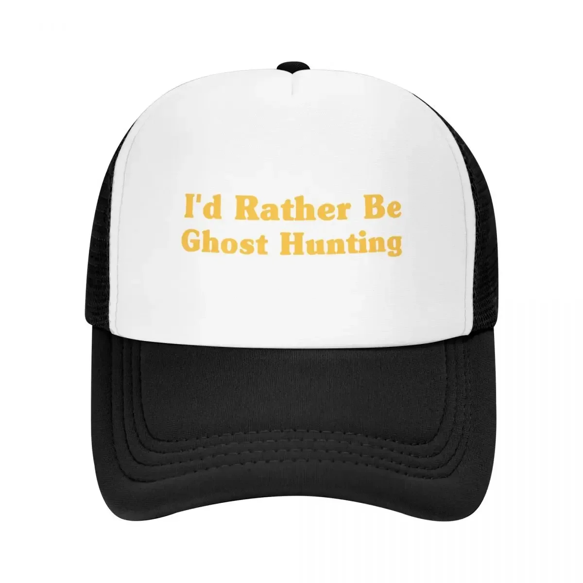 I'd Rather Be Ghost Hunting Baseball Cap Golf Cap funny hat Ball Cap Hat Man For The Sun Women's Golf Clothing Men's