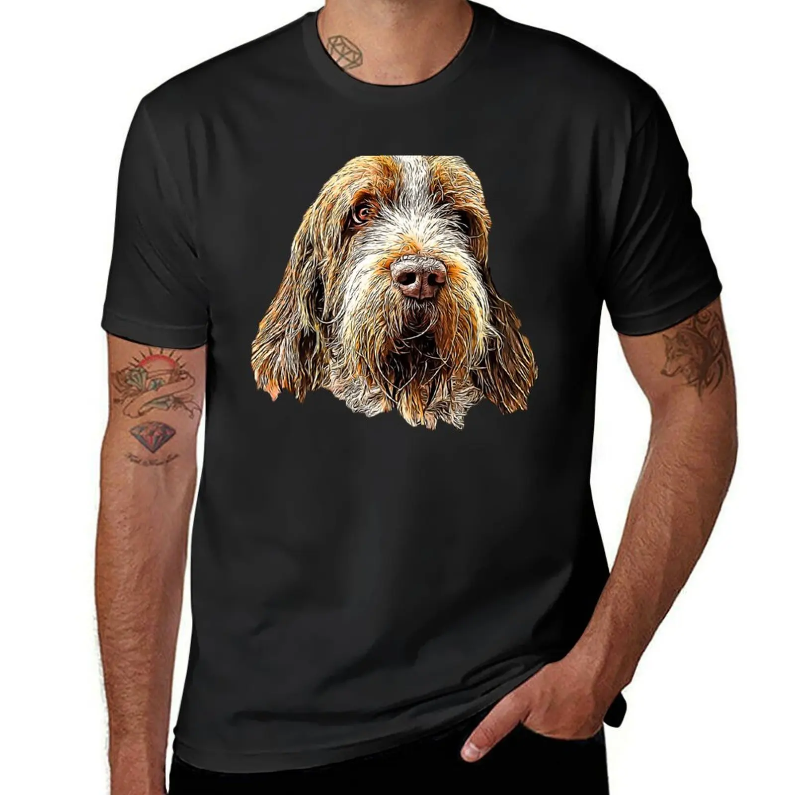 

Spinone Italiano T-Shirt plus sizes vintage quick-drying kawaii clothes workout shirts for men