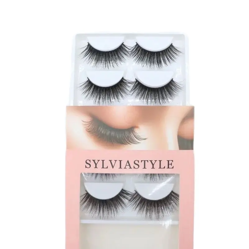 NEW 5 Pairs  Long Makeup 3d Mink Lashes Fluffy Soft Wispy Natural Long False Eyelashes Wholesale Reusable Eye Lashes