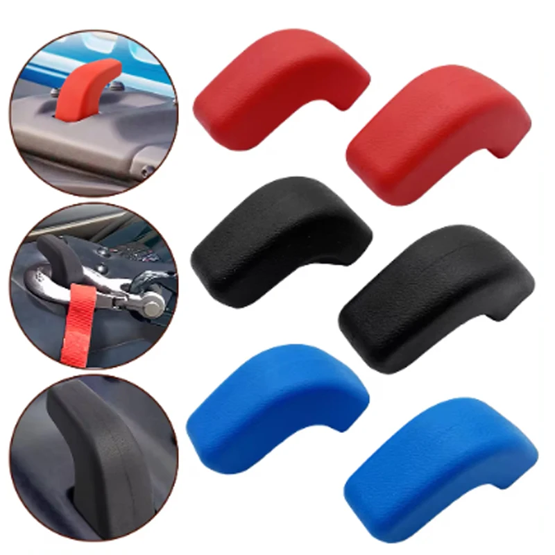 

2Pcs Car Front Bumper Tow Hook For Jeep For Wrangler For JK For JL 2007-2023 Bumper Tow Hook Covers Cap Trailer Hauling Eye Lid