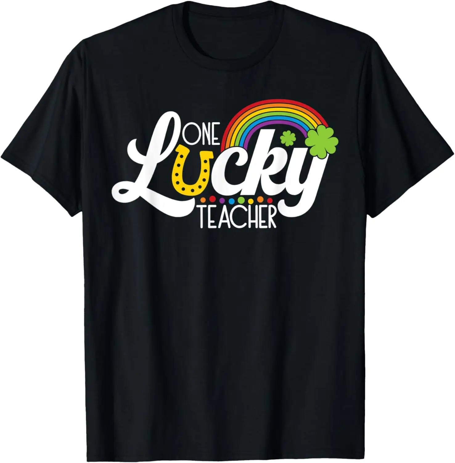 

Футболка для детского сада One Lucky Teacher ко Дню Святого Патрика Shamrock