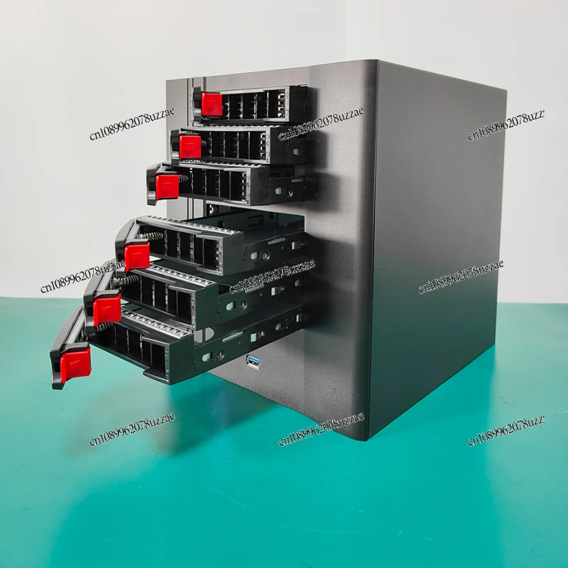 6-Disk Nas Chassis 17 × 17 Home Mini Itx Main Board Hei Xunhui Hot-swappable File Storage Server