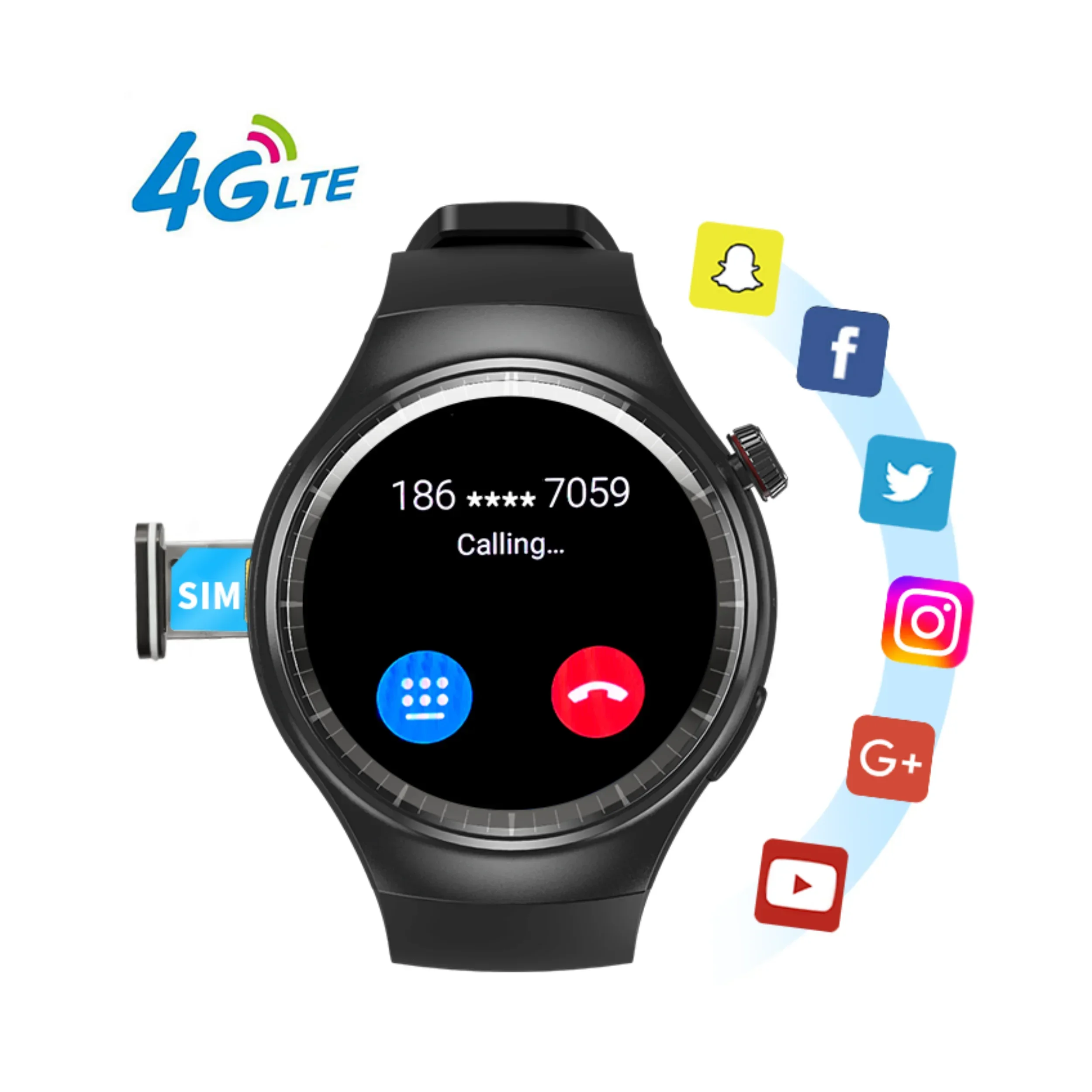 

2024 New Custom Dm80 4G Smart Watch 1.43 Inches 2Gb+16Gb Gps Ip68 Waterproof Smart Watch With Wifi And Sim Card 4G Smartwatch