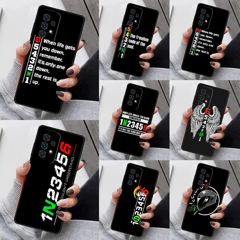 

1N23456 Motorcycle Phone Case For Samsung Galaxy S25 S23 S30 S8 S21 S20 FE S24 S22 Note 10 20 S8 Plus lite Ultra