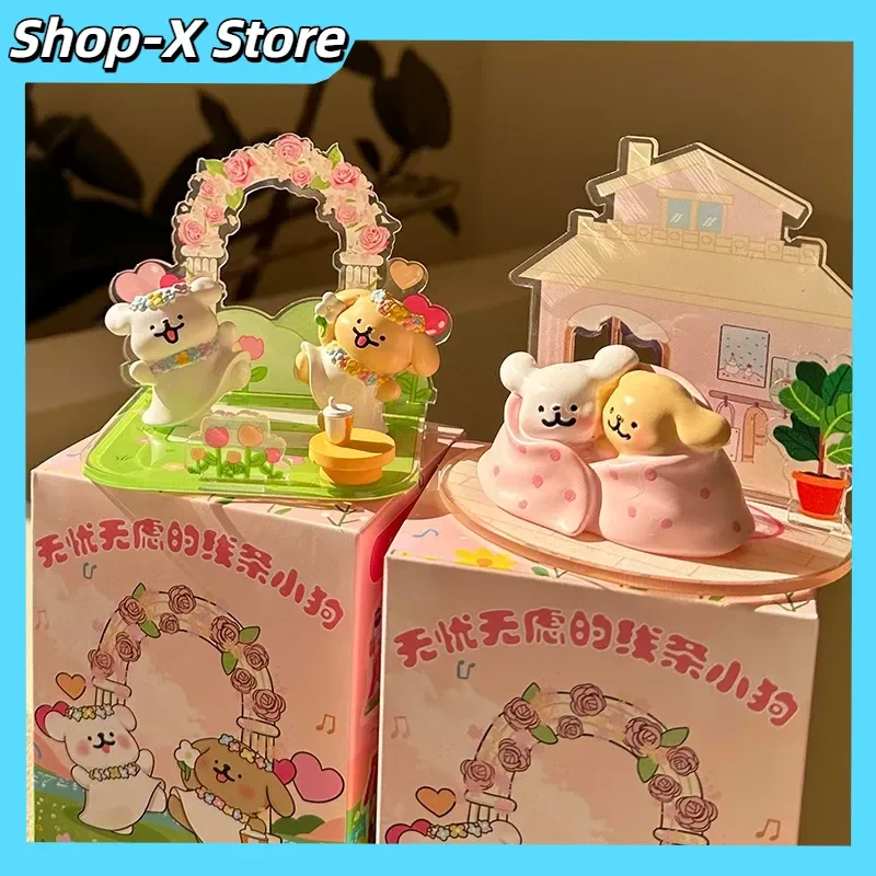 

Новая слепая коробка Lucky Dog Line Art-кавайный свадебный сувенирный подарок для девочек/подружек невесты, милый декор для стола