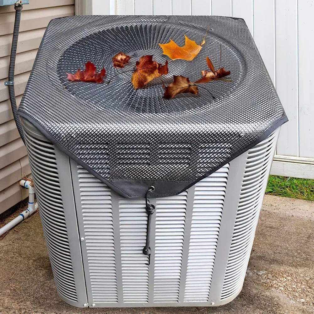 Dispositivo de red central de aire acondicionado, bomba de calor exterior, cubierta de condensador de pantalla de CA, cubierta protectora superior universal