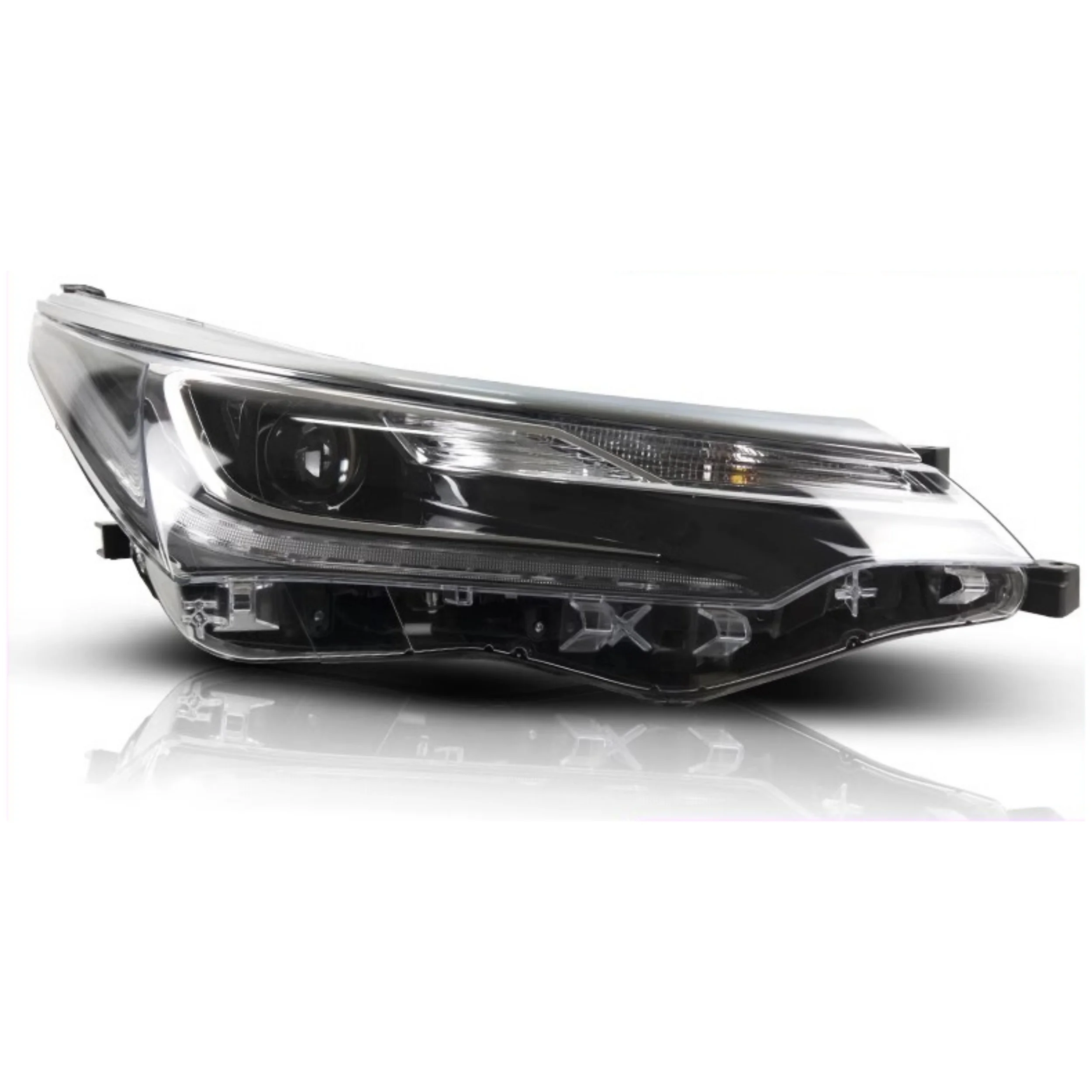 LED Headlight assembly for Toyota Corolla 2017-2018 Daytime running light Turn signal High low beam Car Accessories