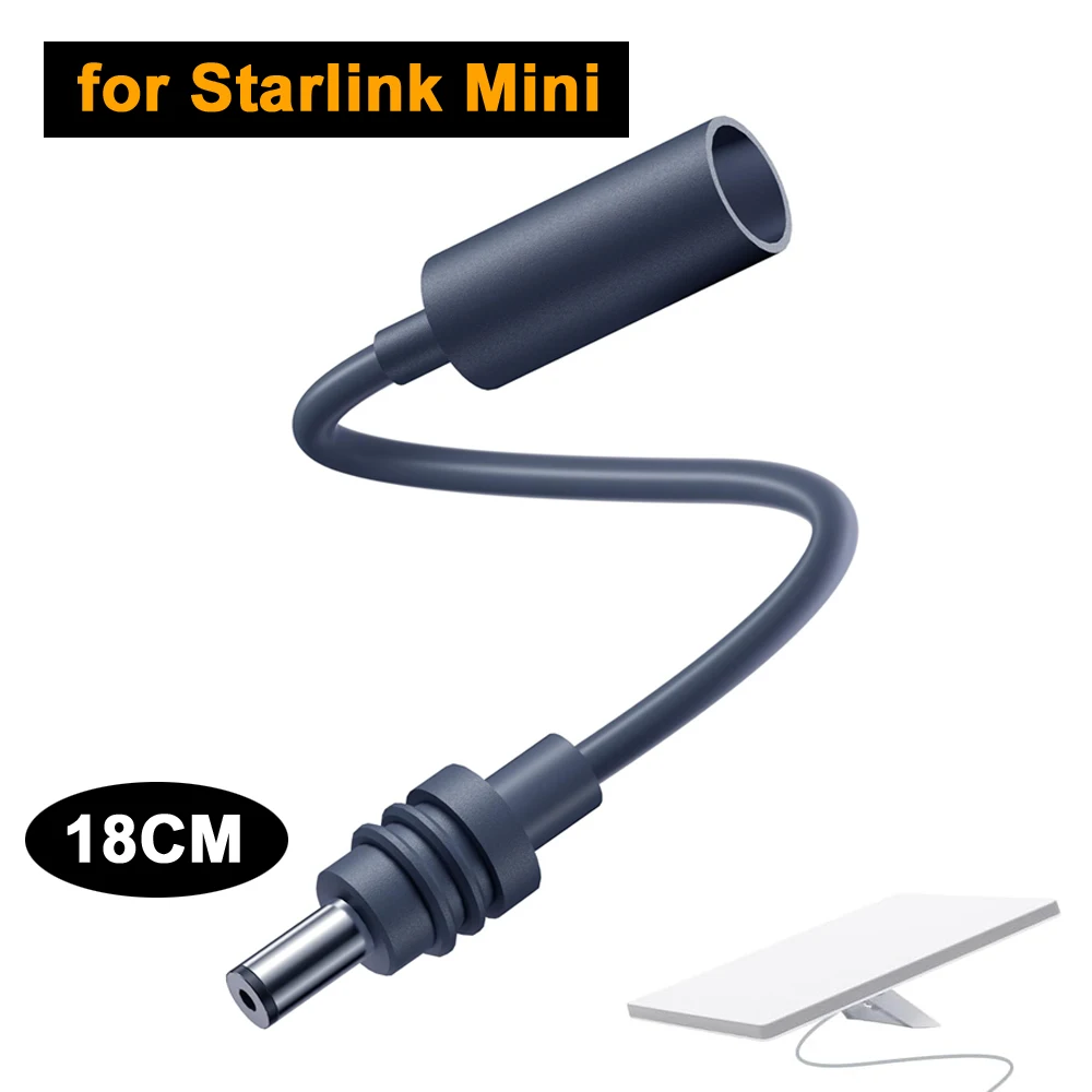 for Starlink Mini Extension Power Cable Reduce Damage to the Socket Improve Installation Efficiency Auxiliary Cord for Starlink