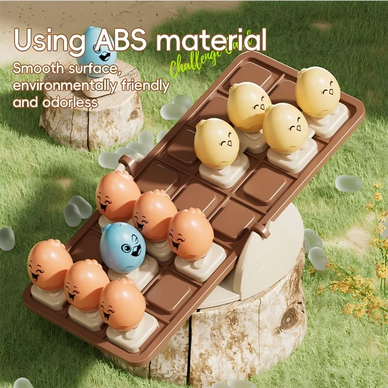균형 시소 대화 형 귀여운 계란 게임 지적 정리 어린이 교육 장난감 수학 논리 사고 도전 전략 장난감