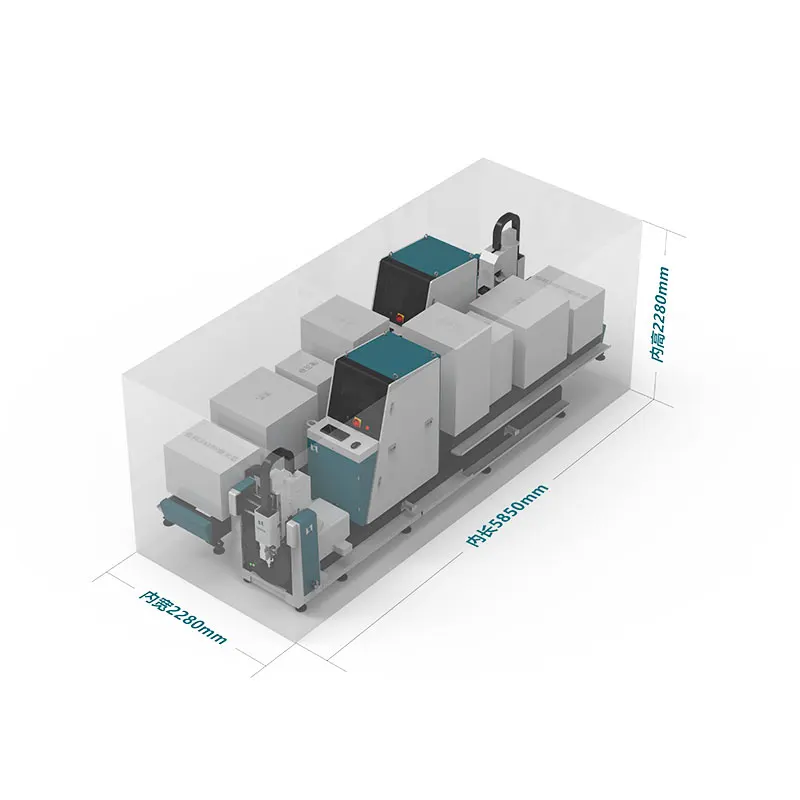 2024 novo modelo automático 2000w 3000 máquina de corte de tubo de metal a laser/máquina de corte a laser de fibra cnc de tubo de metal