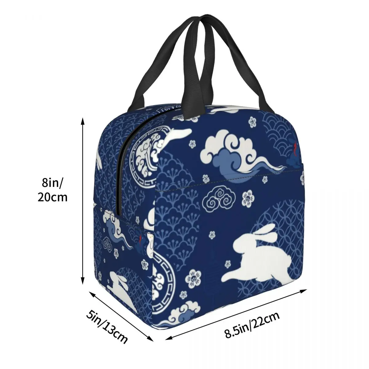 The Untamed WangXian Bunny Insulated Lunch Bags for Women Mo Dao Zu Shi Resuable Cooler Thermal Bento Box Outdoor Camping Travel