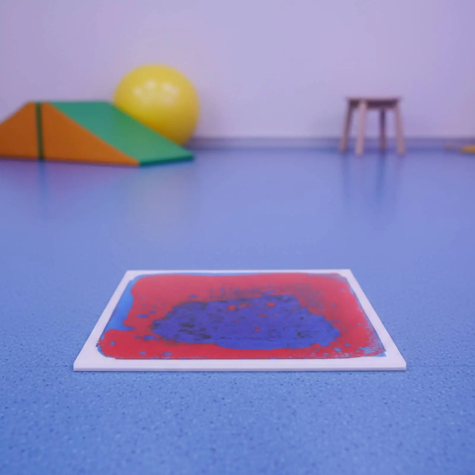 Sensory Floor Mat with Liquid Anti-Slip Liquid Sensory Mat Tactile for Preschool