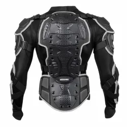 WOSAWE Sports Motorcycle Armor Protector Jacket Body Support Bandage Motocross Guard Brace Protective Gears Chest Ski Protection