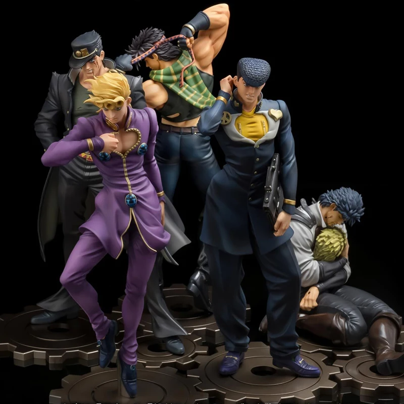 JoJo's Bizarre Adventure Higashikata Josuke Anime-Figur Jojo no Kimyou na Bouken Jotaro Kujo/Dio Brando Action-Statue Puppe Spielzeug