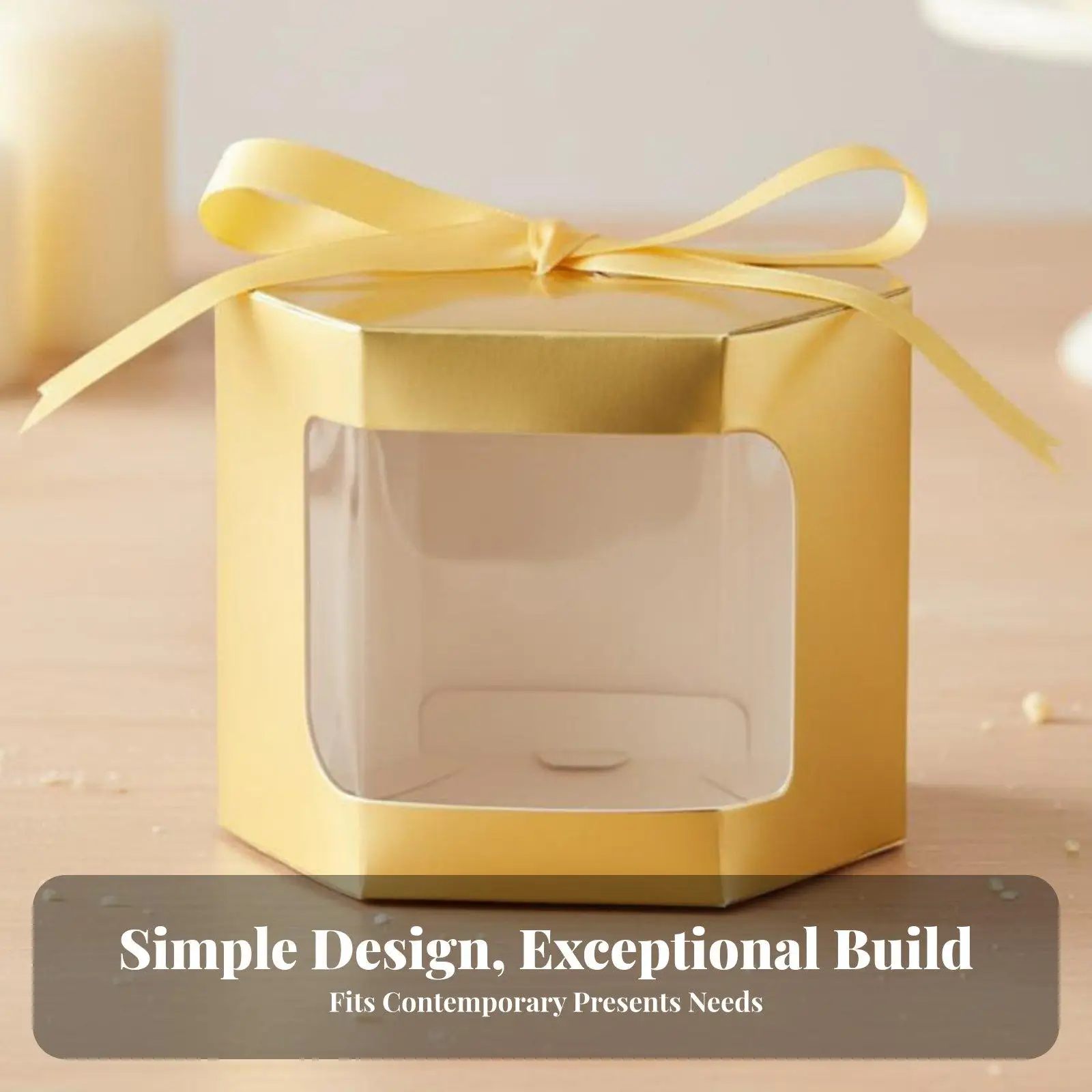 Flat Pack Candy Paper Box with Holographic Finish Option for Creative Dessert Packaging and Party Treats