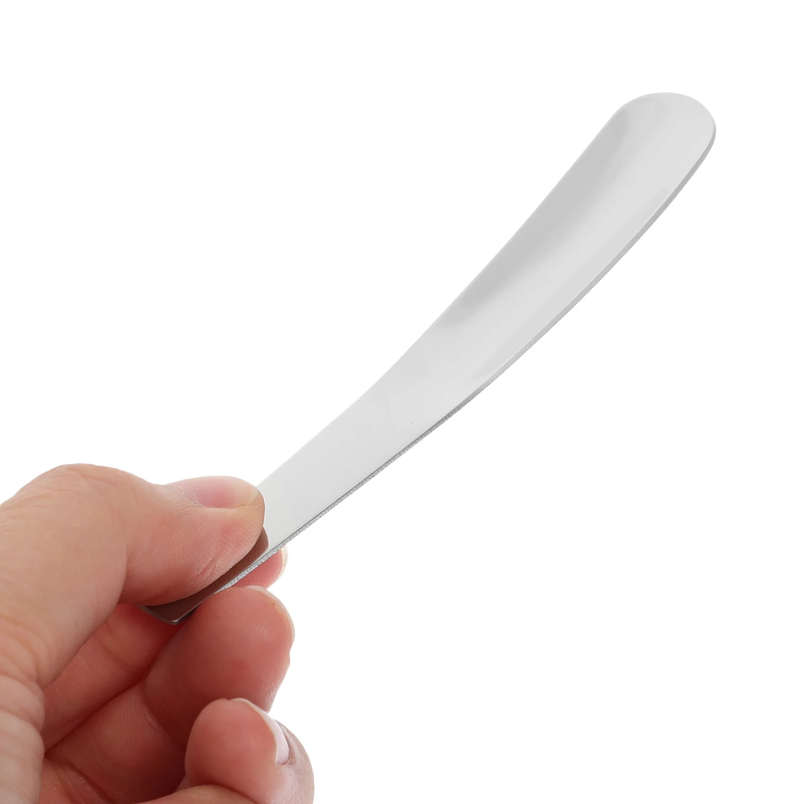 

6 pcs Stainless Steel Mini Flat Spoon Fine Polished Mirror Finish Coffee Tea Stirring Tool For Home Restaurant Hotel Egg