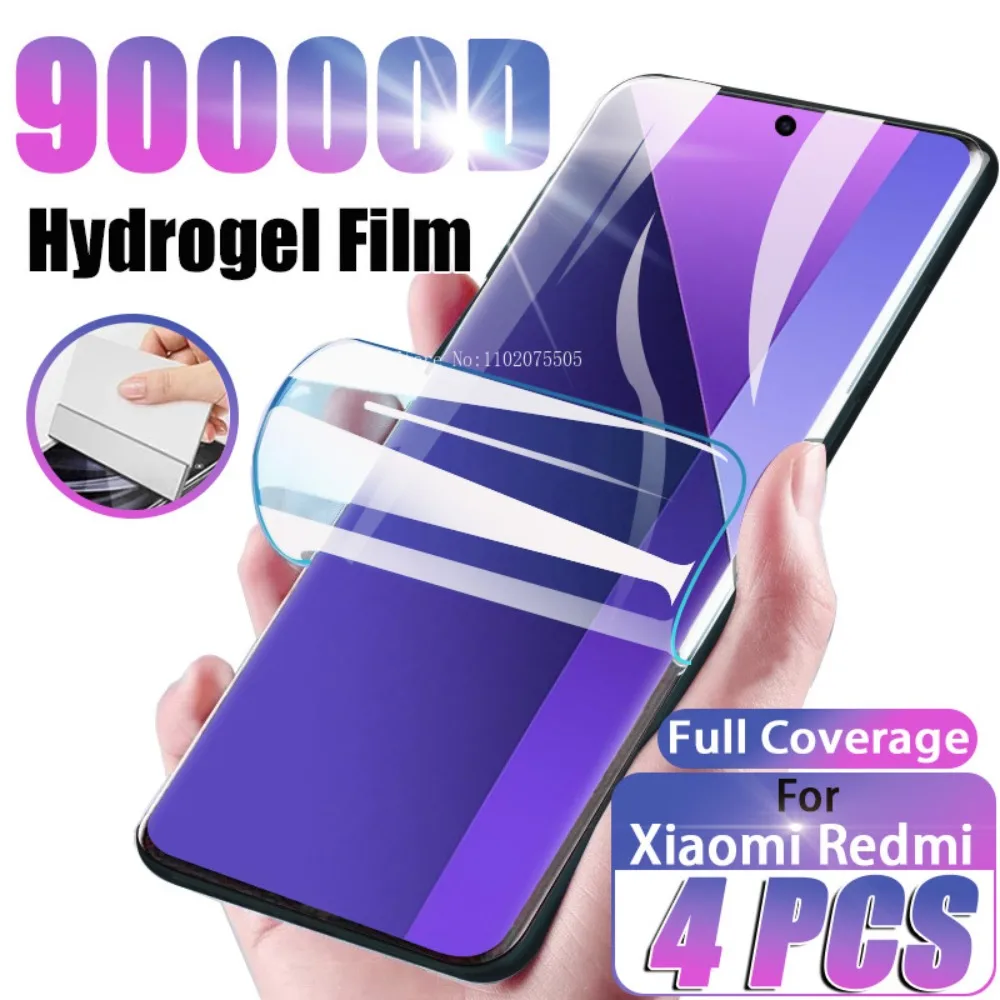 

Hydrogel Film For Xiaomi Redmi Note 13 12 11 S Pro Plus Turbo 3 Full Cover Screen Protector Redmi Note 10 10S 9 Pro 7 13C 5G
