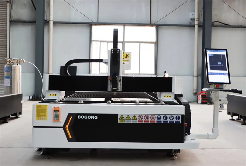 BOGONG CNC BGC-1530 3000*1500mm 1.5kw 2kw 3kw Fiber Laser Cutter Laser Machine for Cutting Metal Iron Metal Sheet Supports AI
