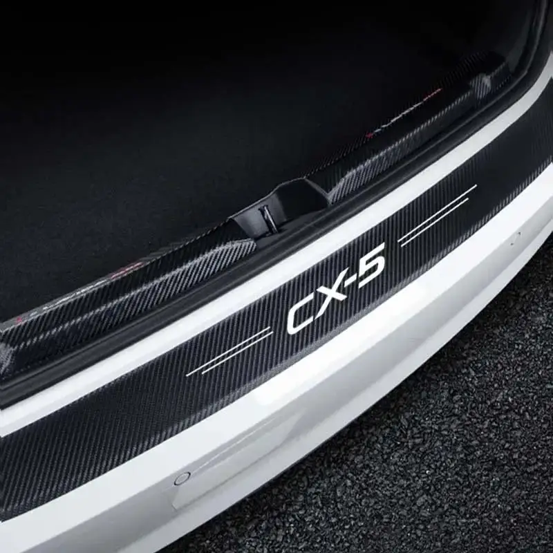 عتبة باب السيارة الكربون ملصق اكسسوارات السيارات لمازدا 3 6 CX5 2 CX30 CX3 CX9 MX5 RX8 Axela Demio Atenza MS GJI GH BK MP CX7