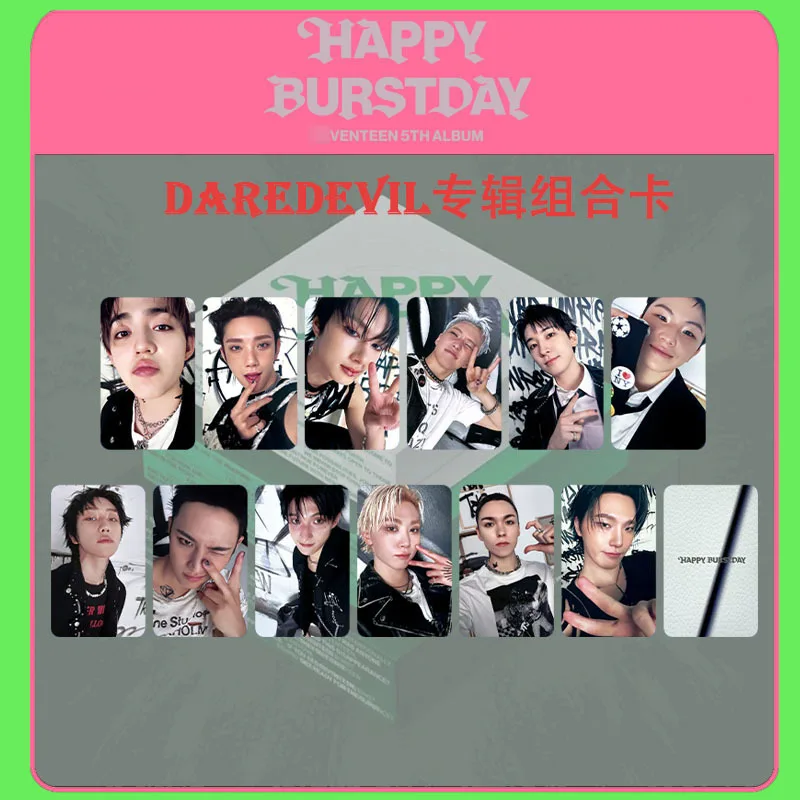 

12Pcs/Set KPOP stray kids ST HAPPY BURSTDAY Album avatar photocards JOSHUA MINGYU VERNON WOOZI Two-Sided Lomo Cards Fans Gift