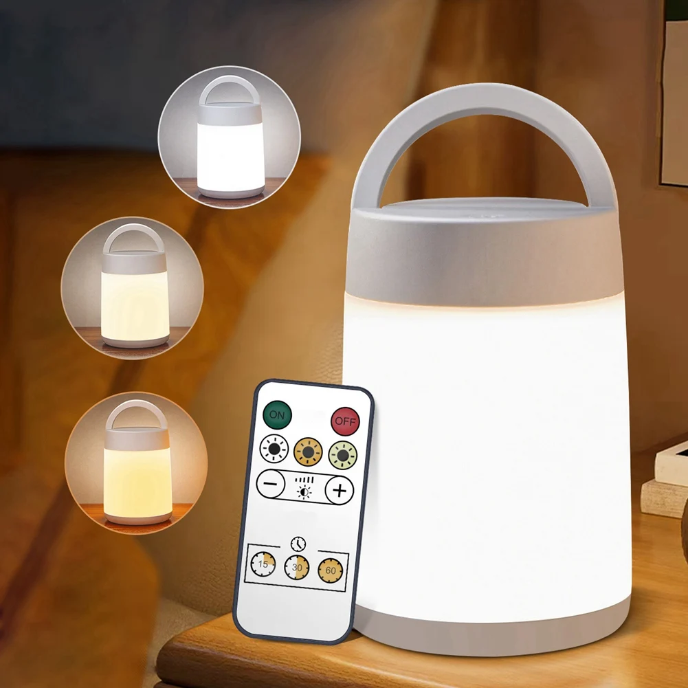 

Night Light Bedroom Sleep Light Remote Control Baby Feeding Bedside Ambient Light Rechargeable Eye Protection Lamp