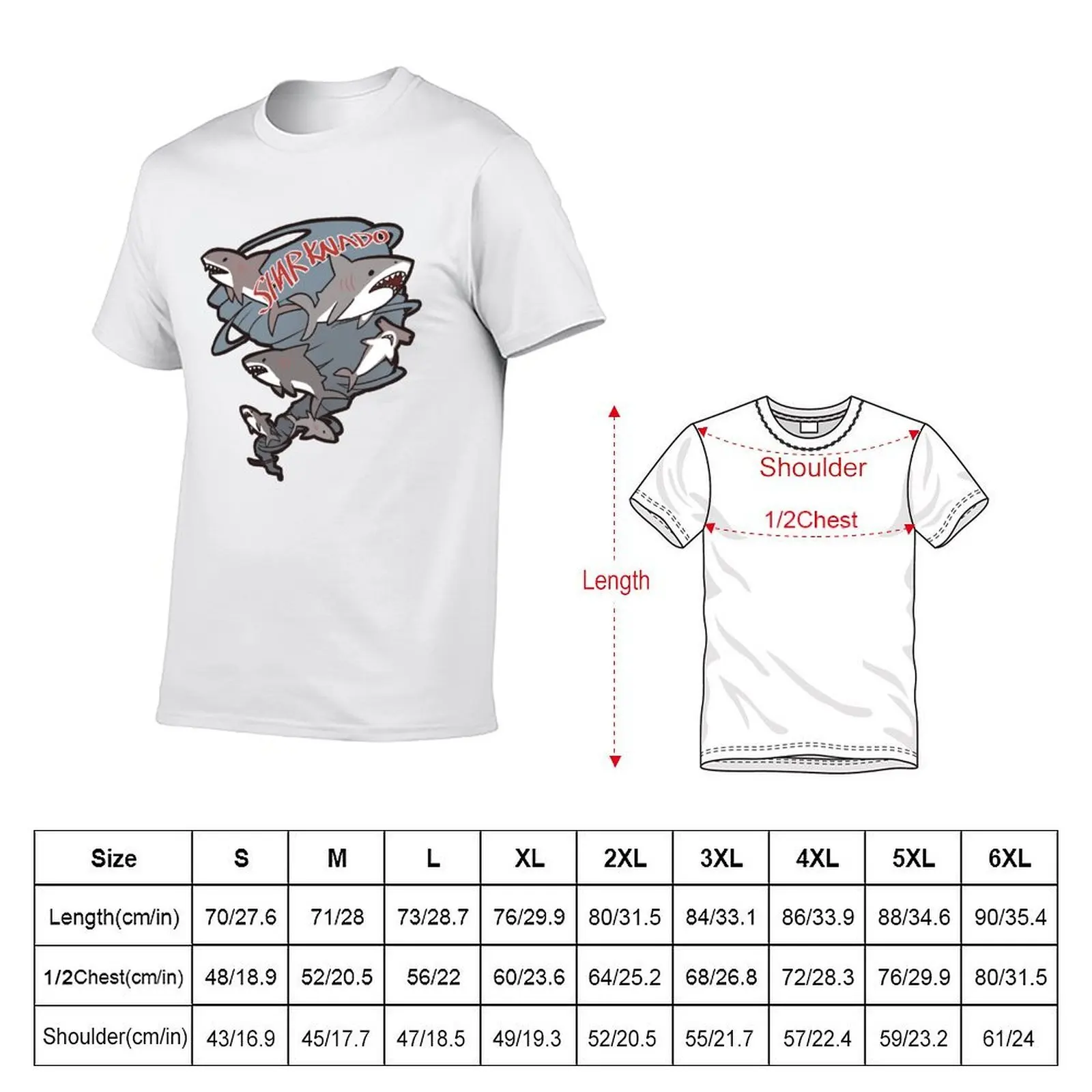 Cute Sharknado T-Shirt printed t shirts for man funny t shirts man T-Shirt