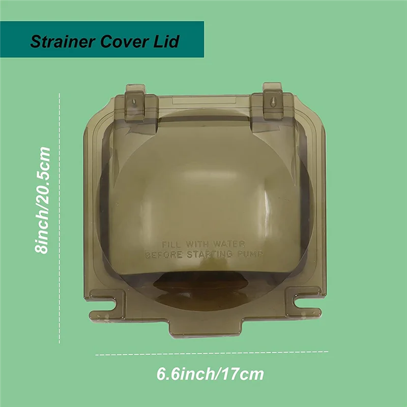 غطاء غطاء مصفاة SPX1600D جديد لمضخة هايوارد سوبر SP1600X5 SP1605X7 SP1607 مع استبدال حشية الغطاء